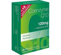 Coenzyme Q10 120mg Comprimés 45 + Comprimés 15 Gratuit