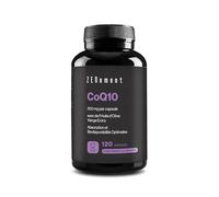 Coenzyme Q10 200 mg | 120 Capsules de CoQ10 pour 4 Mois | Contient 100% Ubiquinone avec Huile d'Olive Vierge Extra Biologique | Protecteur Anti-Age, Antioxydant | Zenement
