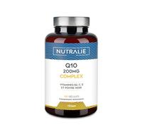 Coenzyme Q10 Complex 200mg - 120 Gélules Coq10 - Antioxydant avec Vitamine C, E et B2, Poivre Noir - Système Immunitaire - Ubiquinone Coenzyme Q10-120 Gélules Nutralie