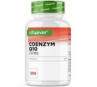 Coenzyme Q10 très fortement dosé avec 250 mg par gélule - 120 gélules - réserve de 4 mois - Premium : Q10 issu de fermentation végétale - 100% ubiquinone - végane