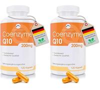 Coenzyme Q10 - VEGAN et HAUTEMENT DOSÉ - 200mg de Coq10 par Capsule - 120 Gélules (Lot de 2)