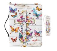 COEQINE Étui de protection de la Bible en cuir pour femme - Marque-pages portables - Fournitures d'étude biblique élégantes - Grande couverture de la Bible pour femme - Étanche - Sac à main pour mère