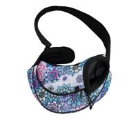 COEQINE Harnais mains libres pour chat motif mandala bohème floral bleu méditatif boucles sécurisées pour petits chats promenade zen