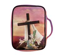 COEQINE Housse multifonctionnelle de la Bible, étui fourre-tout avec poignées et poche zippée pour femme et homme