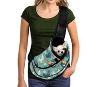 COEQINE Petit sac de transport pour chien pour la promenade en maille respirante, sac à main en plein air, sac de voyage pour animal domestique, bandoulière souple mains libres, confortable pour femme