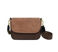 COEQINE Sac à bandoulière avec bandoulière pour femme, sac à main gothique pour maman, grand-mère, sac à main avec bandoulière, taille L, Beige/marron