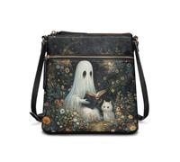 COEQINE Sac à bandoulière en cuir pour femme - Grand sac fourre-tout - Sac à main seau - Sac à bandoulière imperméable, Studing Gnost