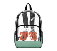 COEQINE Sac à dos transparent de 43,2 cm pour garçons de 8 à 12 ans, sac à dos transparent pour les événements au stade, Basketball Seni 2026