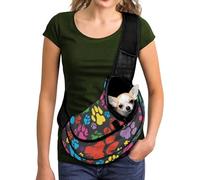 COEQINE Sac de transport mains libres pour petit chien, chat et chat avec sangle rembourrée réglable avec sangle rembourrée réglable pour chiot, chat, lapin