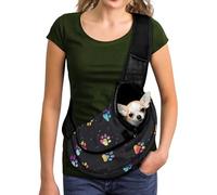 COEQINE Sac de transport pour animal domestique - Sac de transport pour petit chien maltais YORKLE Chihuahua Respirant Mains libres Face à l'avant