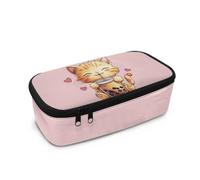 COEQINE Trousse à crayons Kawaii pour filles de 10 à 12 ans, grande capacité, grande trousse à crayons pour l'école, Cute Cat Boba Tea Milk, Taille unique, Organiseur de sac