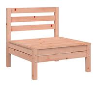 Coespram Canapé de jardin sans accoudoirs en bois massif Douglasie Lounge | Assise modulaire en bois brut pour terrasse, balcon et cour avec un design à lattes bien pensé.