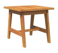 Coespram Table d'appoint de jardin en bois d'acacia massif huilé 45 x 45 x | Table basse compacte en bois d'acacia pour balcon, terrasse et jardin. Structure solide avec surface facile d'entretien.