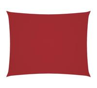 Coespram Voile d'ombrage rectangulaire - 2,5 x 4 m - Rouge - Tissu Oxford | Distributeur d'ombrage pour terrasse et jardin. Le matériau durable offre une protection UV et un refroidissement agréable à