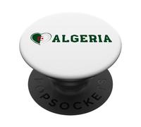Coeur Algérie Pride Love Algeria PopSockets PopGrip Adhésif