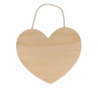 Coeur bois à suspendre 25 x 22 cm