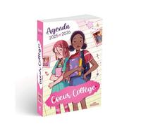Cœur Collège - Agenda 2025-2026 - Avec des citations, des fiches personnages, des pages thématiques et des contenus docus - Dès 8 ans