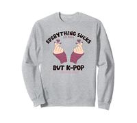 Coeur coréen Kpop Tout est nul sauf K Pop Girl Sweatshirt