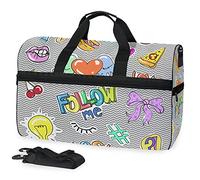 Coeur d'amour Mieux Me Suivre Sac de Sport de Natation de Sport avec Compartiment À Chaussures Sacs de Sport À Bandoulière Sac À Main pour Voyage Femmes Filles