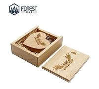 Coeur de Photographe USB (32 Go, Érable)