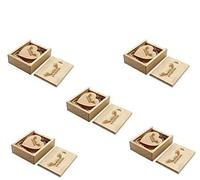 Coeur de Photographe USB (64 Go, Érable x5)