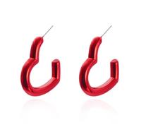COEUR DIETY COEUR OUVERSE OUVEUR CHARME MINIMALISTE MINIMALE POUR LES FEMMES CARTILAGE tragus hypoallergénique Unique personnalisé Huggie Hoop Piercing Stud Halloween Christmas Jewelry Gift Bff