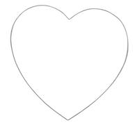 Coeur En Fil De Fer 25cm Ø, 0,2cm