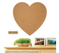 Coeur en liège XXL 60 x 60 cm | Coeur à attacher & comme décoration murale | Magnifique univers de liège | Détails précis & qualité | Pour les amateurs de décoration (sans feuille adhésive)