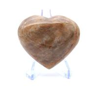 Coeur en Microcline de 140 grammes et 60 millimètres, Minéral Microcline de Madagascar, Minéral Authentique, Exemplaire Unique, Minéral de Collection, Pierre de Paix