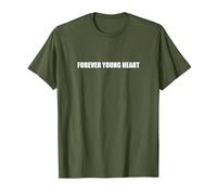 Coeur éternellement Jeune T-Shirt, Homme, Olive, S