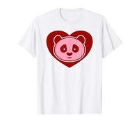 Coeur mignon d'ours panda | Amour adorable Saint Valentin T-Shirt