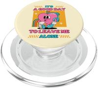 Coeur rétro - C'est Une Belle journée pour me Laisser Seul PopSockets PopGrip pour MagSafe