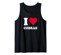 Coeur rouge « I love cobra » Débardeur