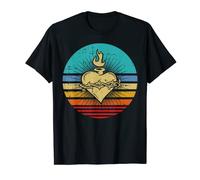 Coeur Sacré Religion Dieu Jésus Chrétien Bible Prière Cadeau T-Shirt