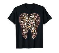 Coeurs dentaires Dentiste Hygiéniste Dentaire Assistant Chirurgien T-Shirt Graphique avec Valeur