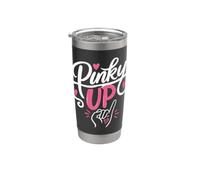 Coeurs Pinky Up Gobelet isotherme en acier inoxydable double paroi