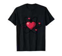 Coeurs rouges flottants Vector Art T-Shirt