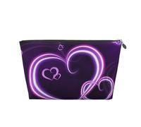 Coeurs Violets, Trousse de Toilette Trousse de Maquillage Sac à cosmétiques Trousse de Toilette de Voyage Portable