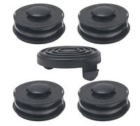 COEWUR 4pcs Bobine de Fil Debroussailleuse Ø2mm Bobine Rechange en Nylon pour Débroussailleuse GC-ET 4530 Set GLR 450 451 452 453 454 455 456 457 458 459 (4 Bobines de Fil + 1 Couvercle)