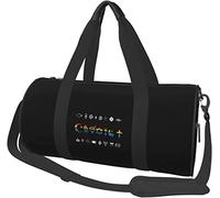 Coexist Rainbow Pride Gay Lesbienne LGBT Voyage Bagage Duffel Bag Sports Rolling Pliable Duffel Bag, Noir