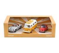Norev Set de 3 véhicules miniatures Vintage – 911 Targa – Échelle 1/43 – Métal monté