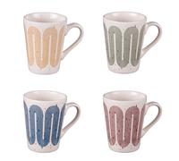 COF 4 TASSES 14CL RIO porcelaine 7 cm table passion 9.3x cm