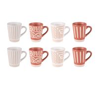 Lot de 8 tasses diwali 10 cl