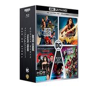Dc Universe - L'intégrale Des 5 Films : Justice League + Wonder Woman + Suicide Squad + Batman V Superman : L'aube De La Justice + Man Of Steel - 4k Ultra Hd + Blu-Ray