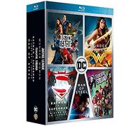 Dc Universe - L'intégrale Des 5 Films : Justice League + Wonder Woman + Suicide Squad + Batman V Superman : L'aube De La Justice + Man Of Steel - Pack - Blu-Ray