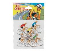 Kim'Play Figurine 205 Coureurs cyclistes décorés – Vendu par 6 Multicolore Jaune Enfant