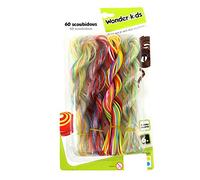 Cofalu - A1500179 - Kit De Loisirs Créatifs - 60 Fils À Scoubidous