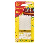 Cofalu Kimplay 20 Bougies Blanche