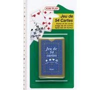 Kim'Play – Jeu de 54 cartes à jouer – Luxe – Poker Rami – Multicolore