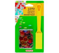 Kim'Play Jeu de loto Ramasse + 100 pions Magne Mixte 3 ans et plus